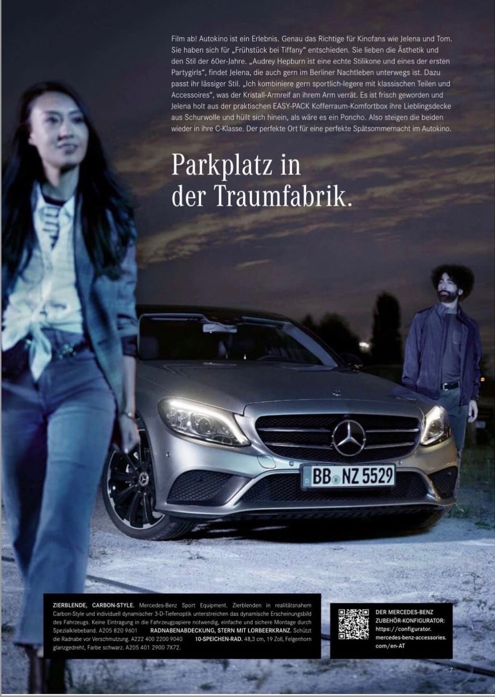 wiebke reich Mercedes Benz advertorial by Christoph Spranger